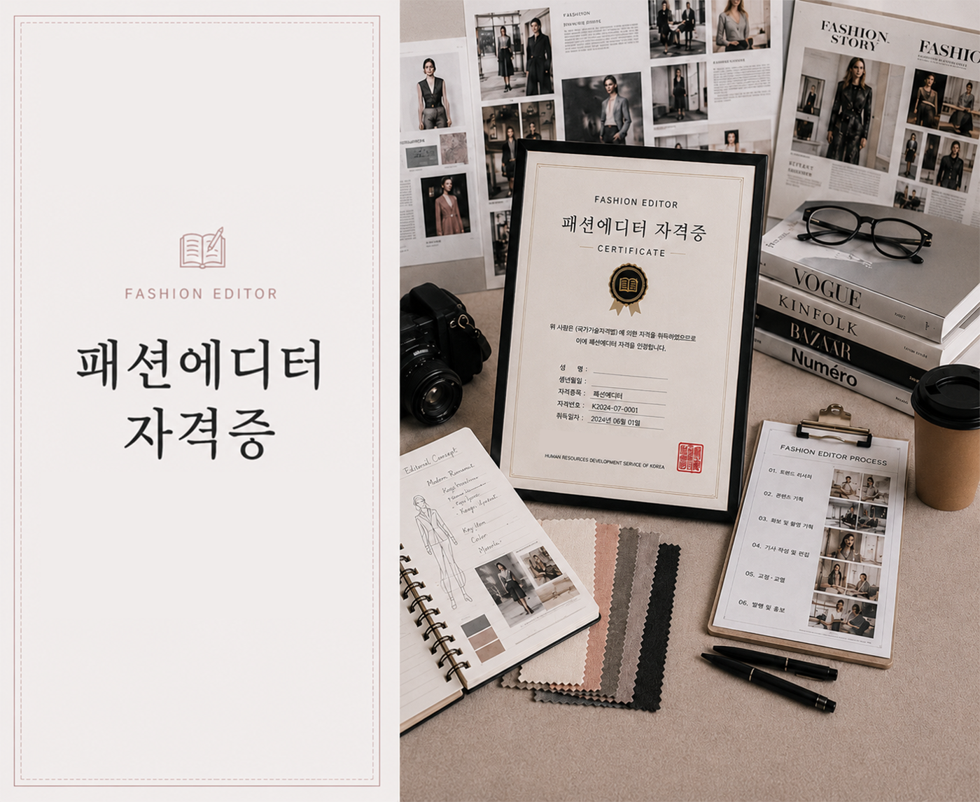 패션에디터자격증