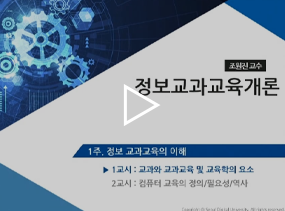 정보교과교육개론 조원진 교수