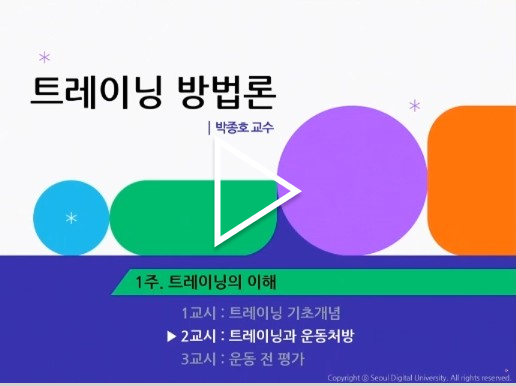 트레이닝방법론 -박종호 교수