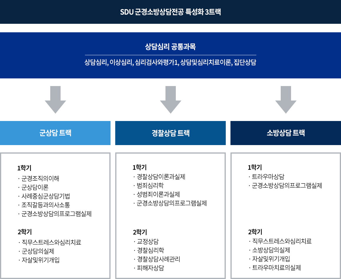 SDU 군경소방상담전공 특성화3트랙