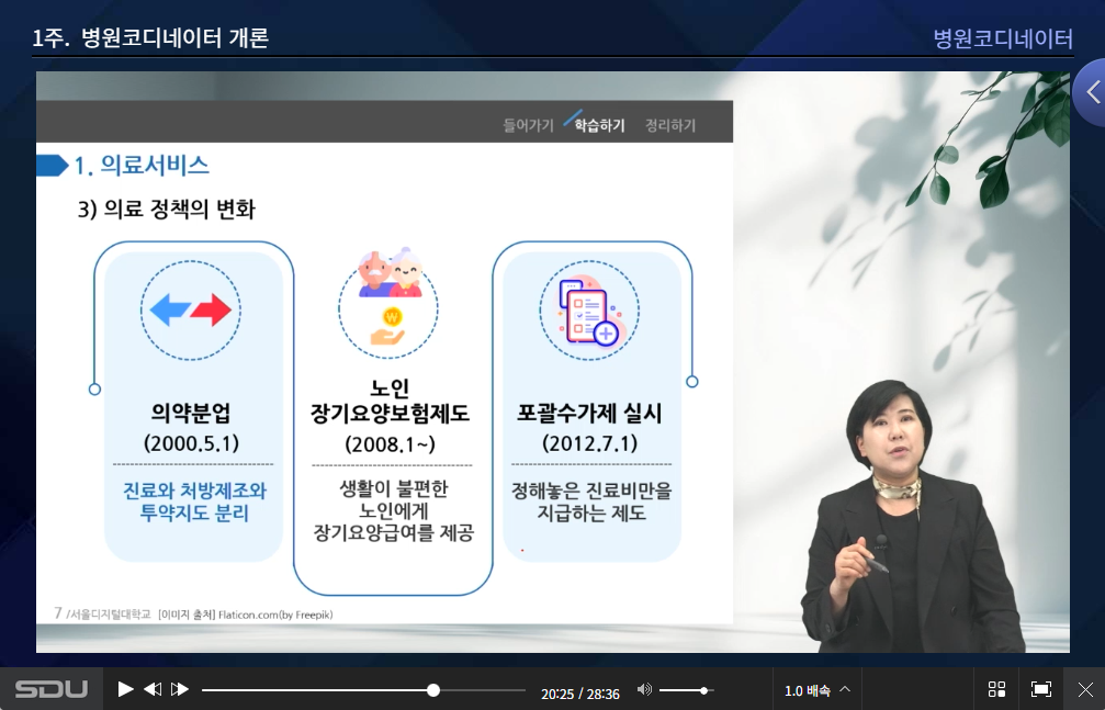 병원코디네이터 강의 스크린샷